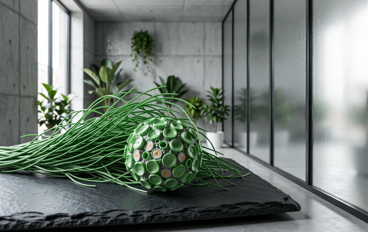 Botanical extracts on marble